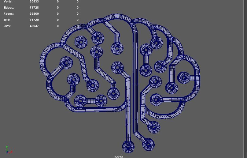  Ai brain  3D model_10