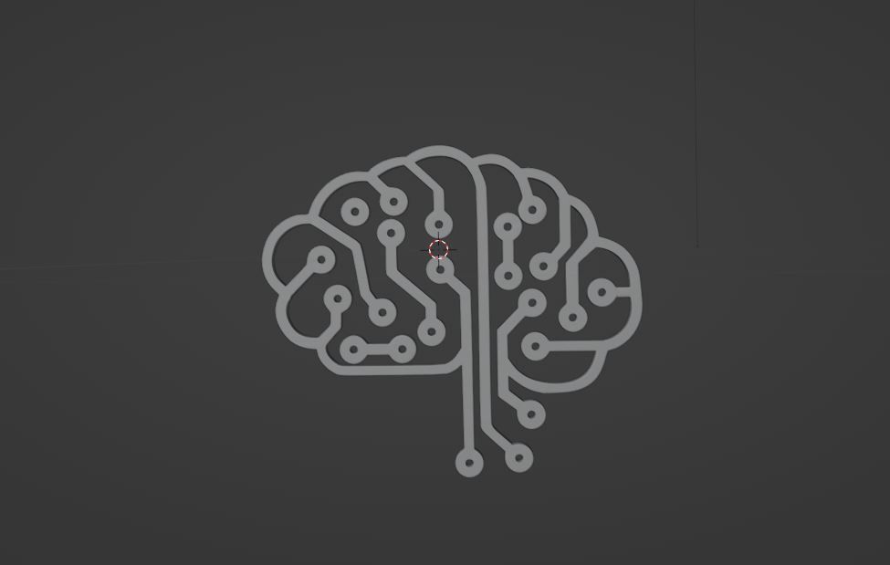  Ai brain  3D model_9