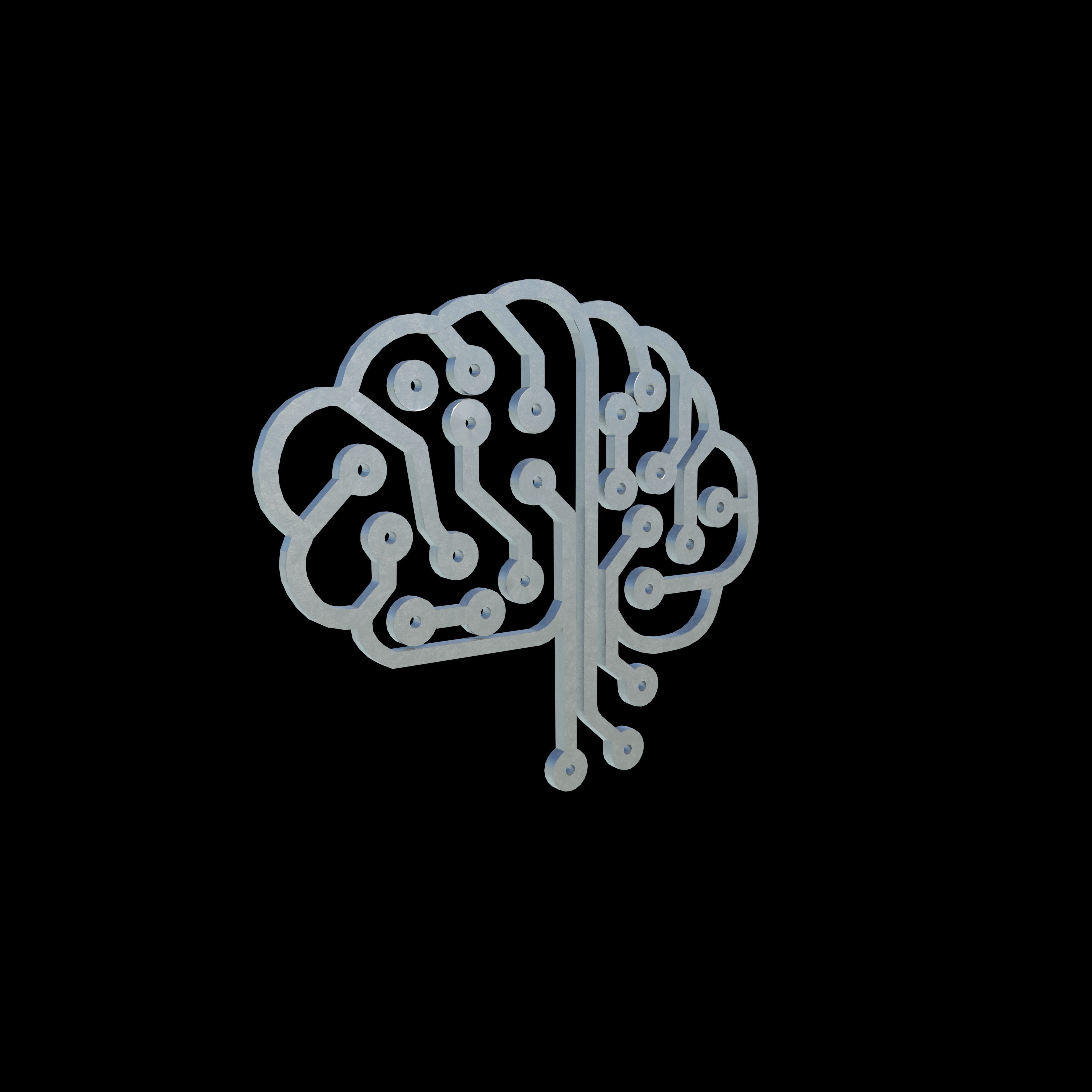  Ai brain  3D model_3