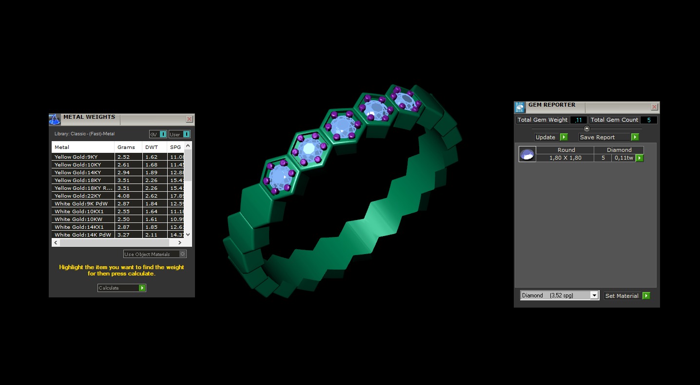 Wedding woman ring 3D print model_11