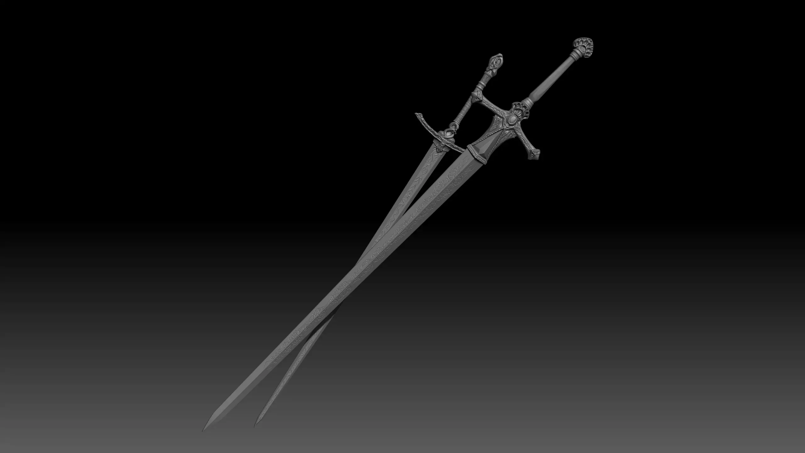 Rellana Twin Blades - Shadow of the Erdtree weapon 3D print model