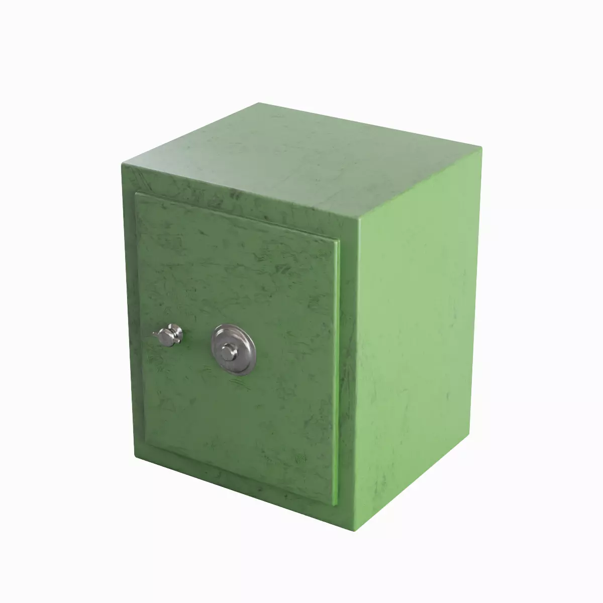 Steel Safe 04 3D model_0