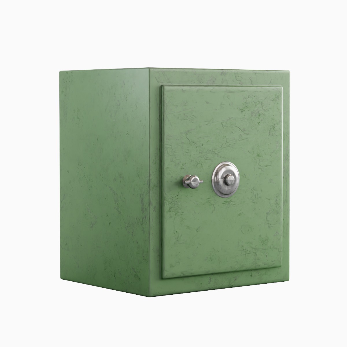 Steel Safe 04 3D model_2