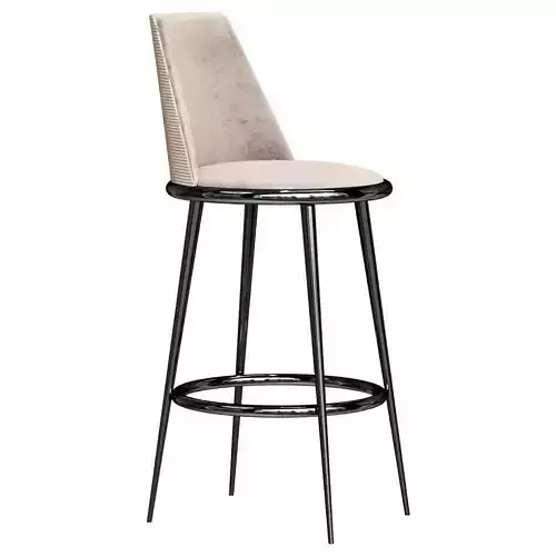 AURORA IMBOTTITA STOOL upholstered 48x53x98-65