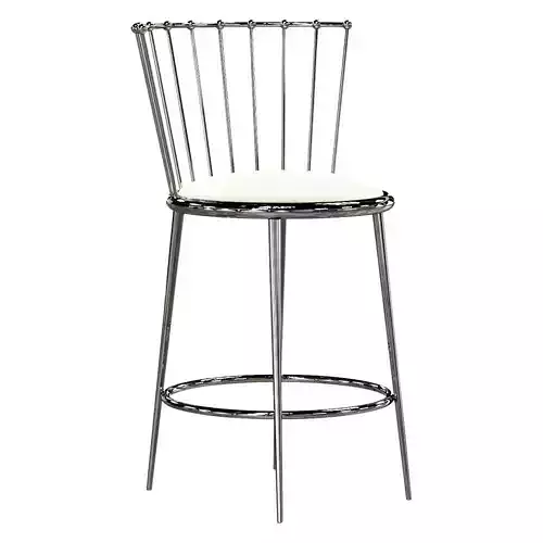 AURORA BACCHETTATA  barred-back stool 62x55x109-75
