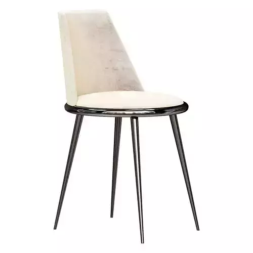 AURORA IMBOTTITA modern padded dining chair 48x54x85-47
