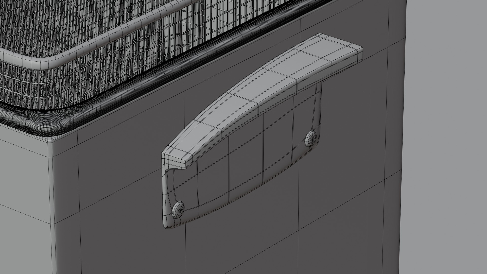 Deep Fryer 3D model_8