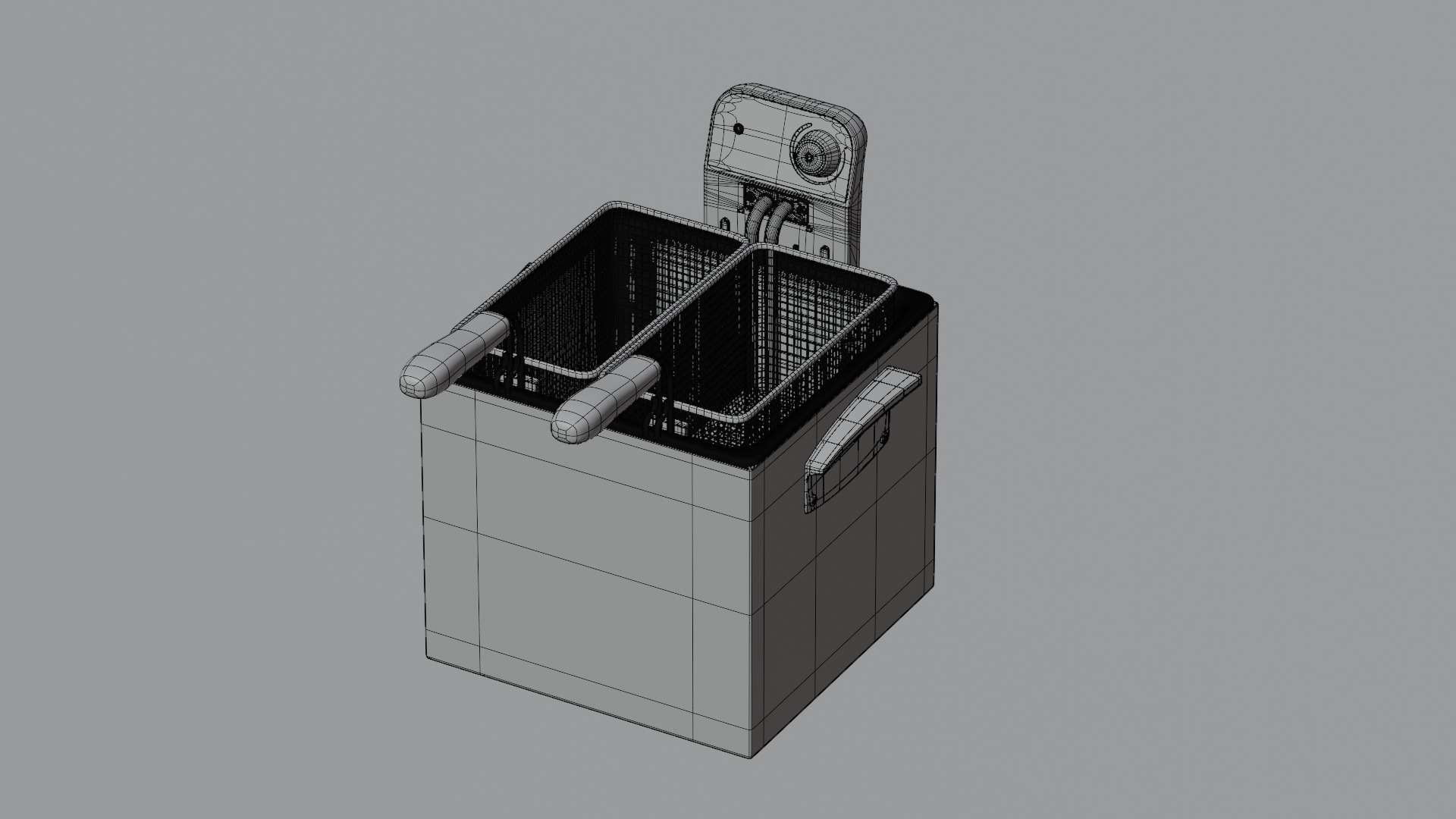 Deep Fryer 3D model_6