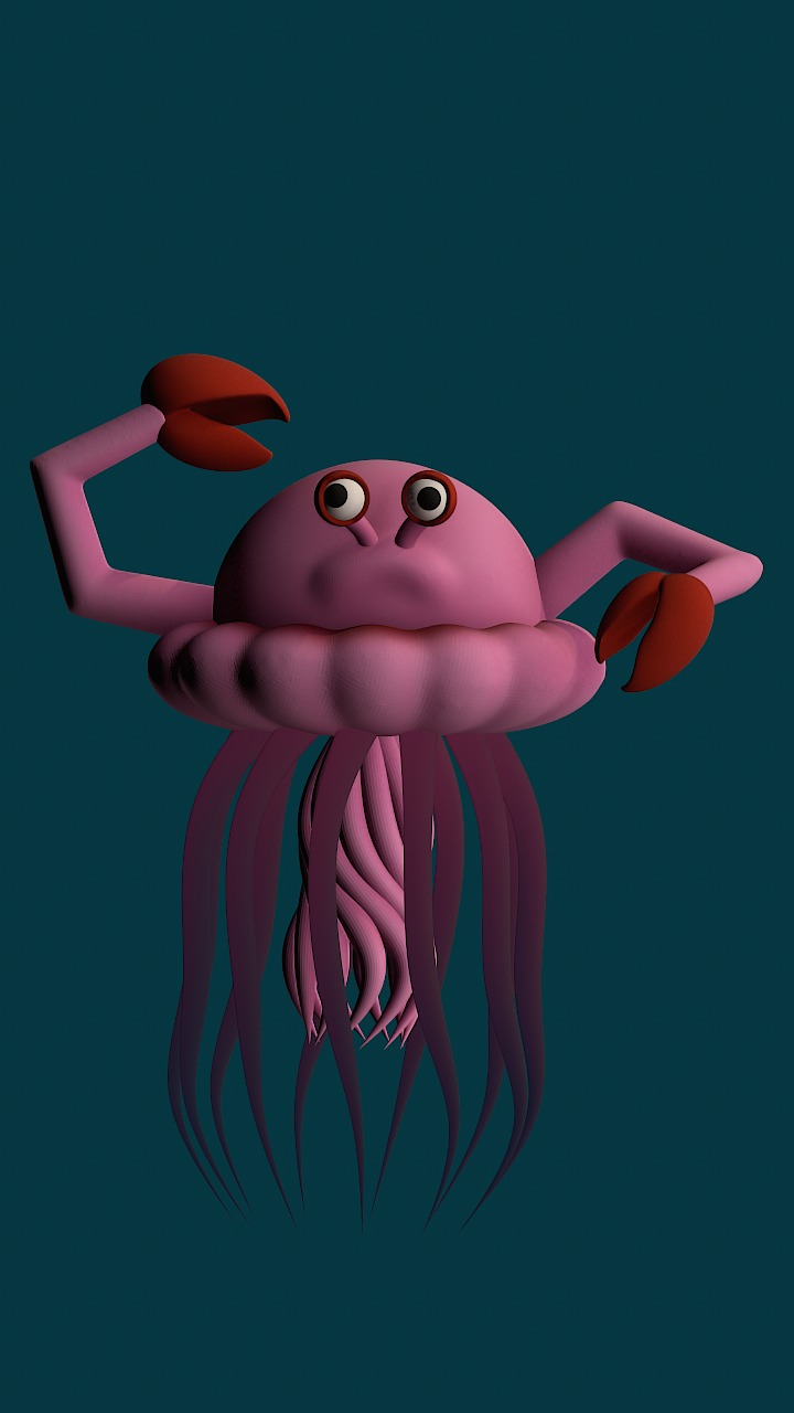 number 1 AA1 Free low-poly 3D model_3