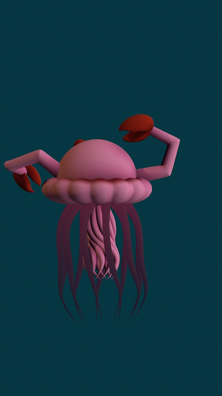 number 1 AA1 Free low-poly 3D model_1