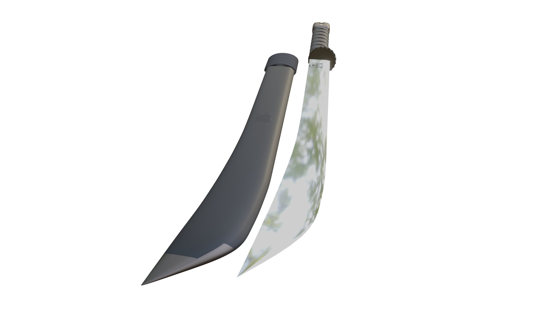 Katana Wakizashi Shogun Inferno 3D model_4
