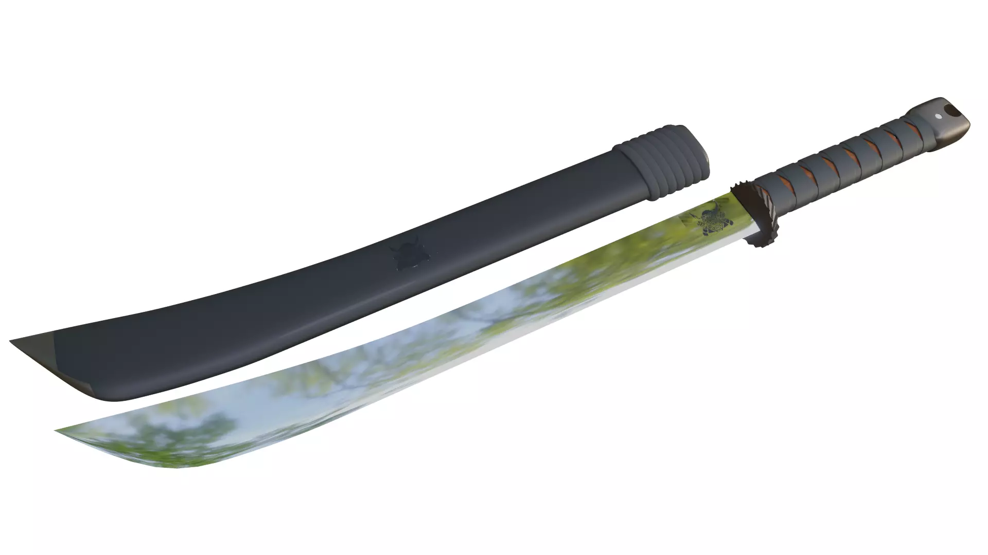 Katana Wakizashi Shogun Inferno 3D model_0