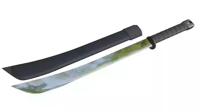 Katana Wakizashi Shogun Inferno 3D model Katana Wakizashi Shogun Inferno 3D model