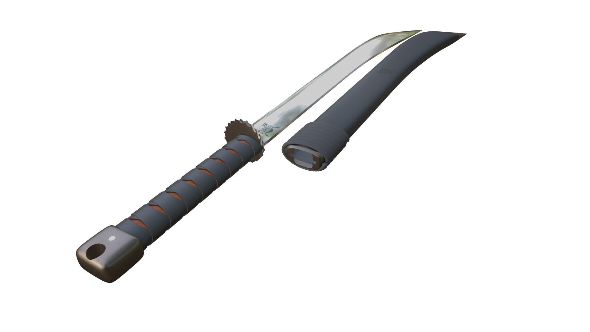 Katana Wakizashi Shogun Inferno 3D model_3