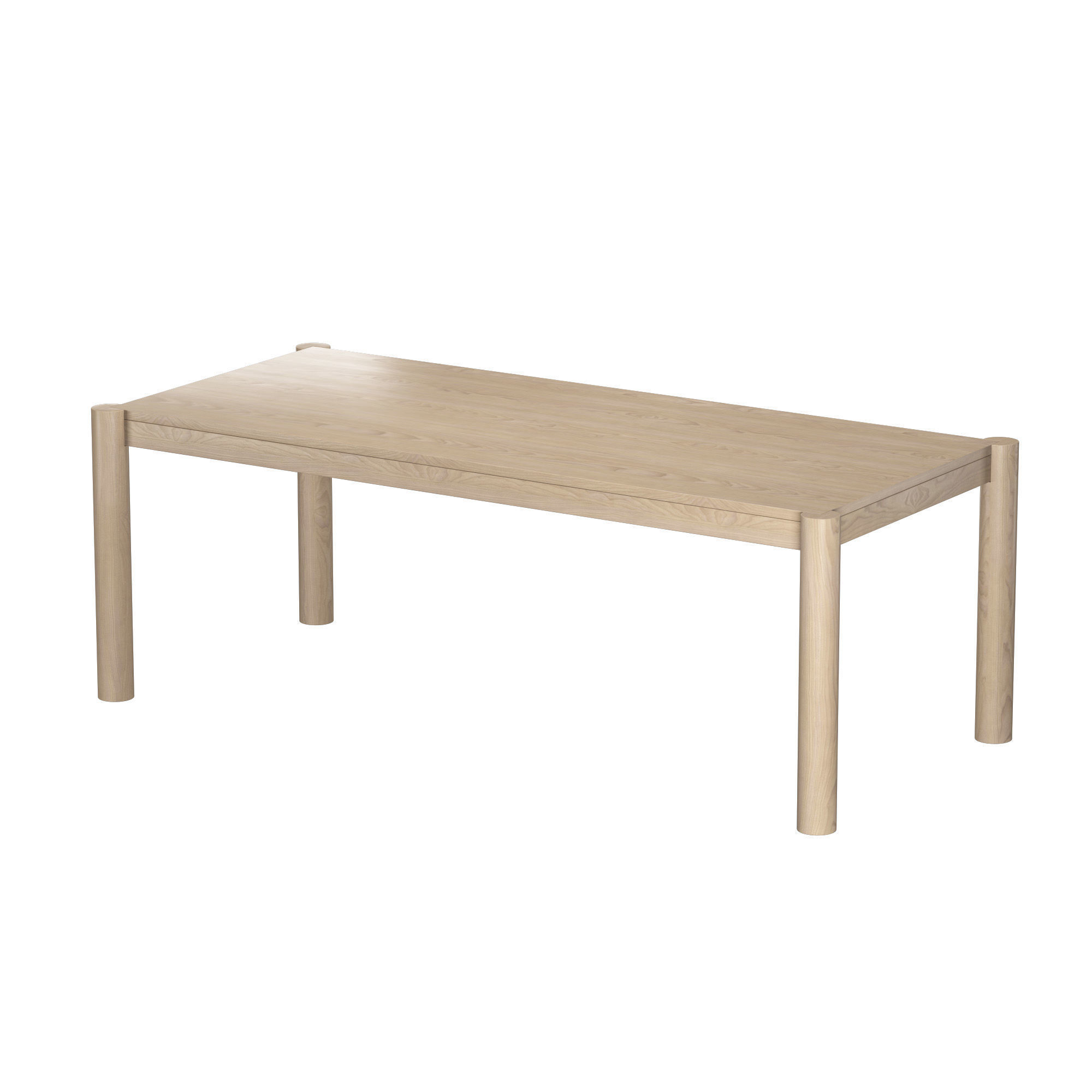 Huxley 6 Seater dining table 3D model_3