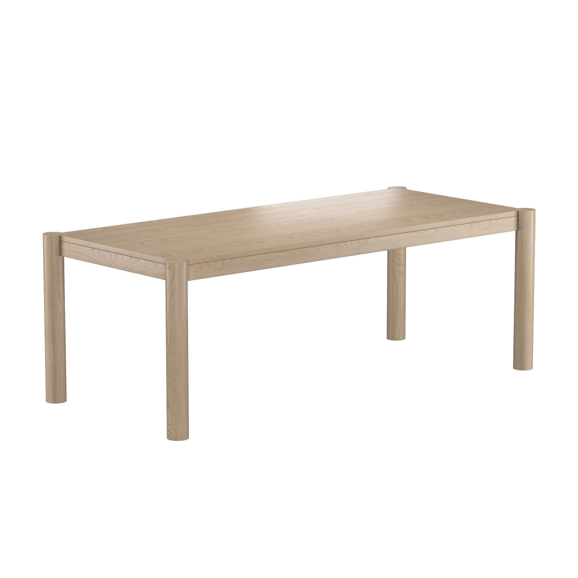 Huxley 6 Seater dining table 3D model_1