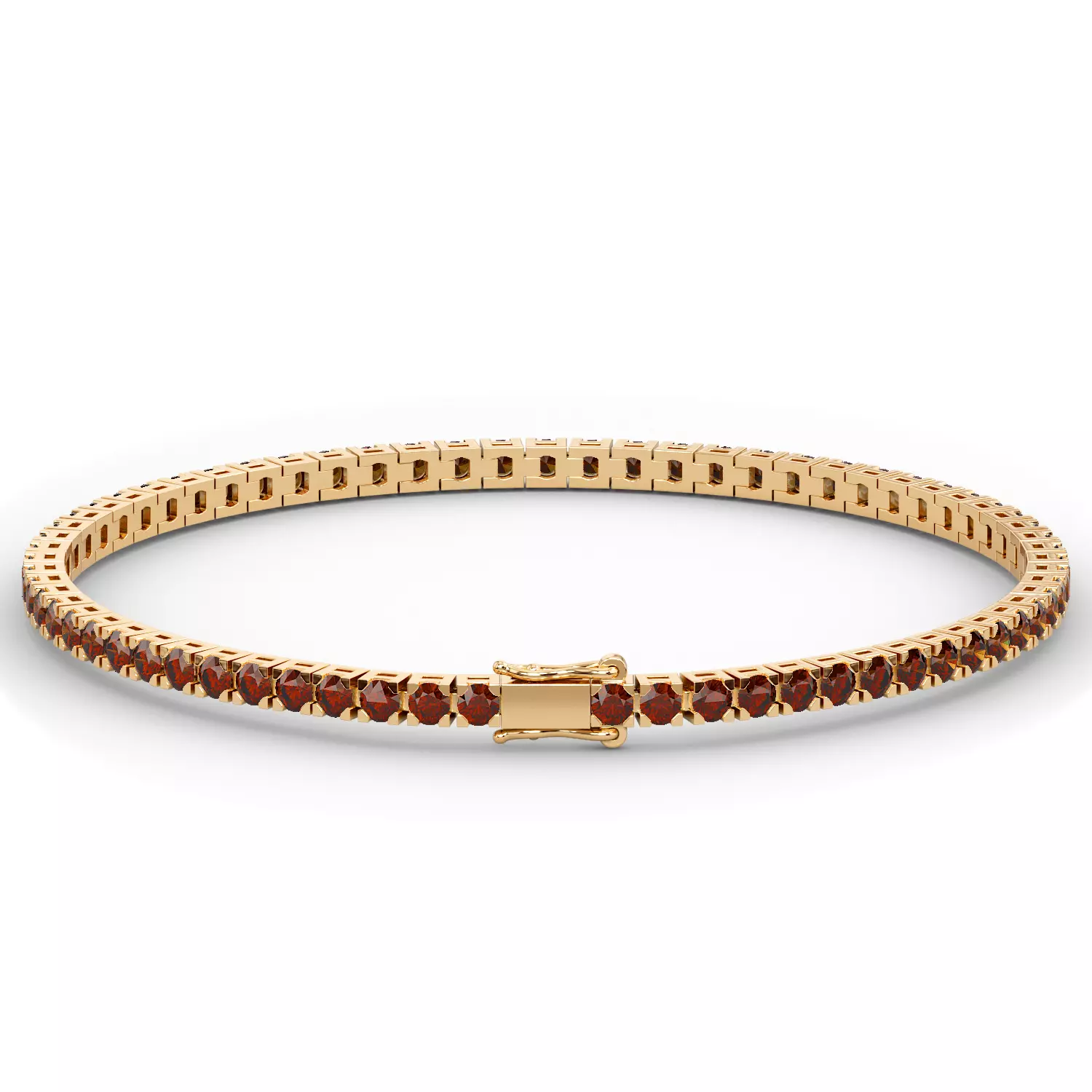 Diamond Tennis Bracelet 2 5mm 3D print model