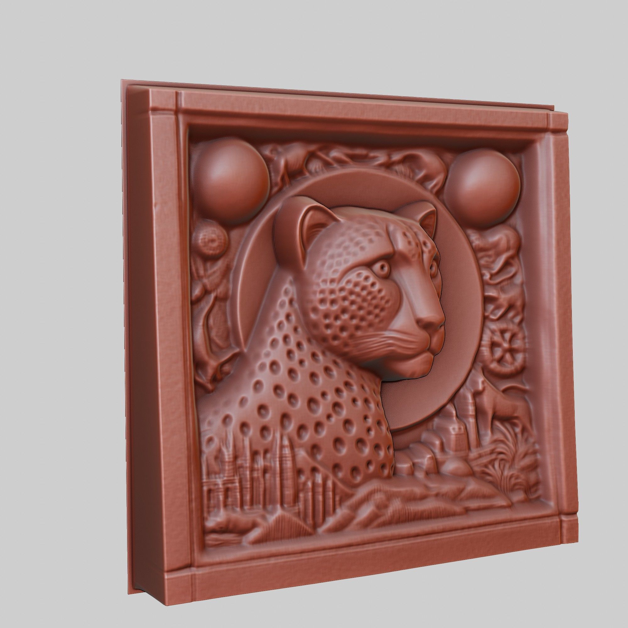 Cheetah Animal 3D print model_3