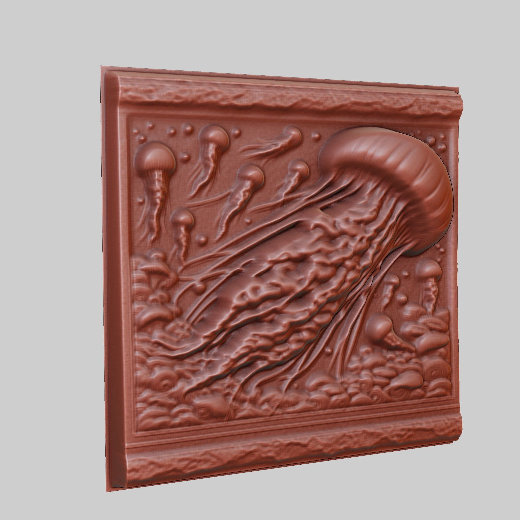 Jellyfish Animal 3D print model_3