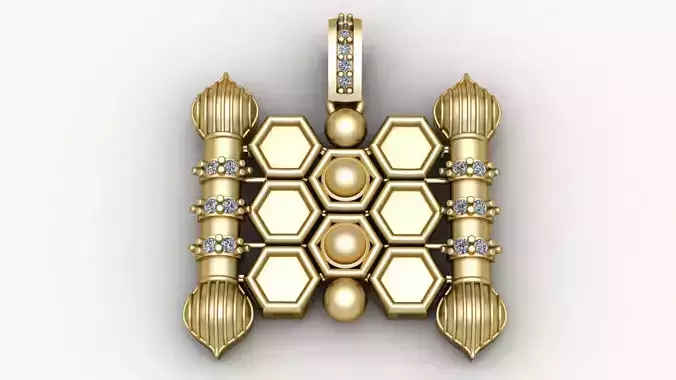 Iran Stylish Pendant 3d printable Model