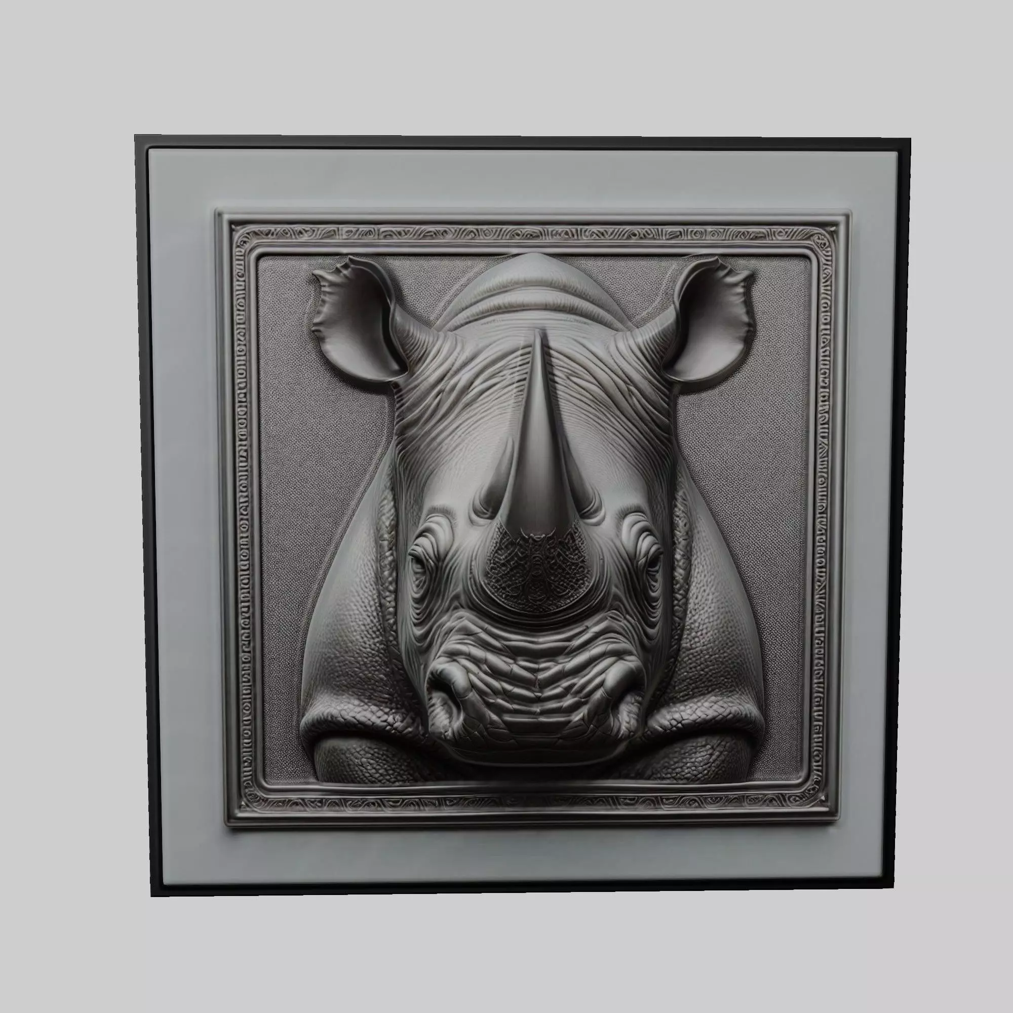 Rhinoceros Animal 3D print model_0