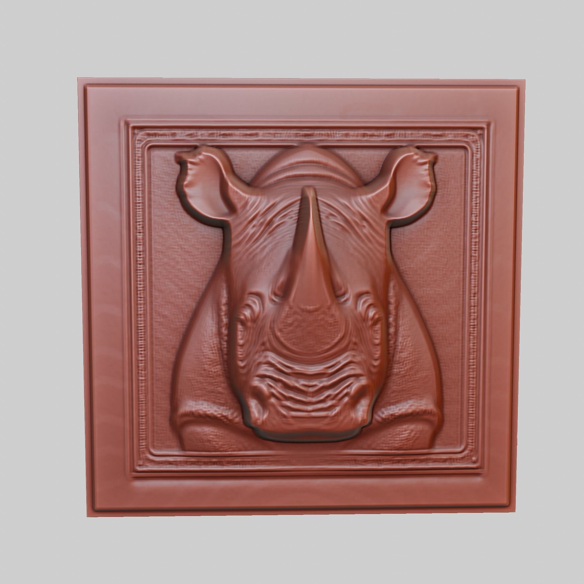 Rhinoceros Animal 3D print model_2