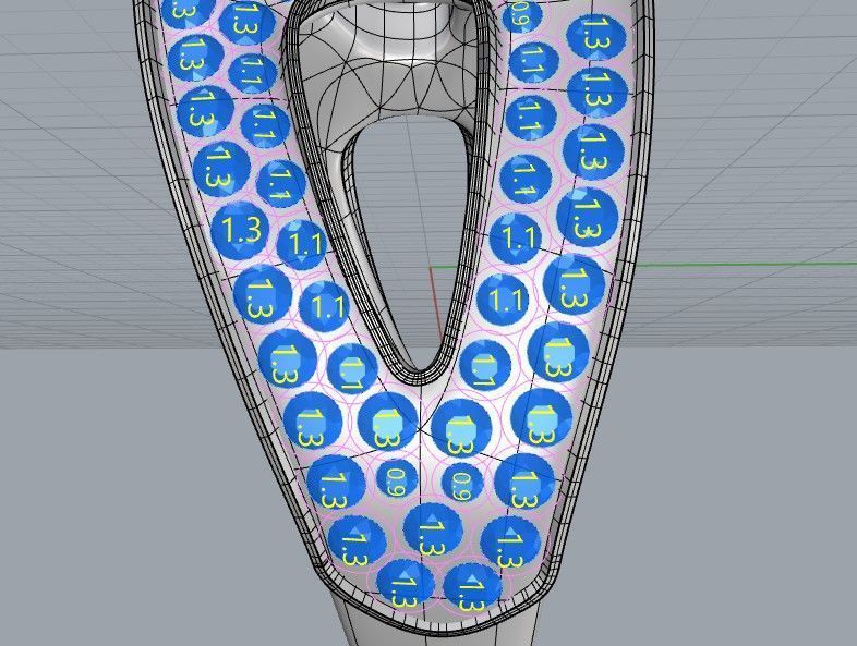 Icebox style Skull Ring v1 3D print model_11