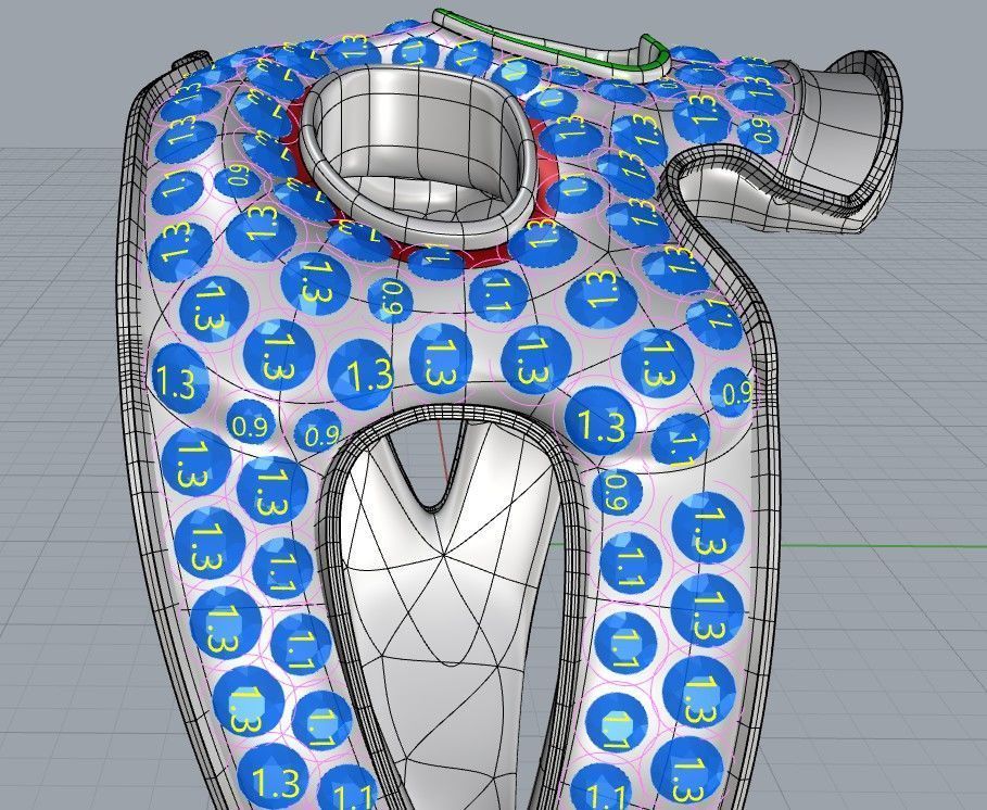 Icebox style Skull Ring v1 3D print model_12