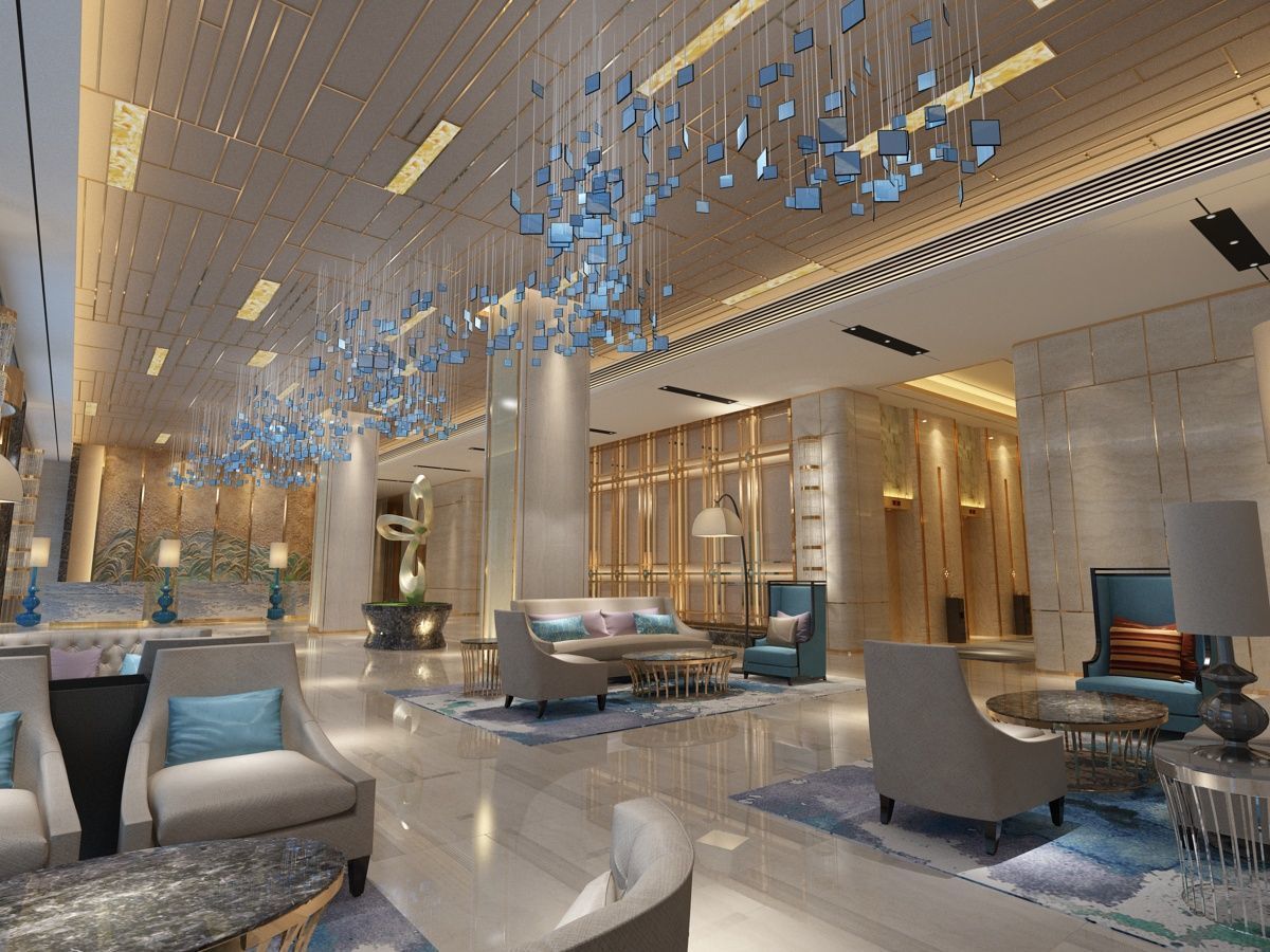The Hotel Lobby 8 3D model_1