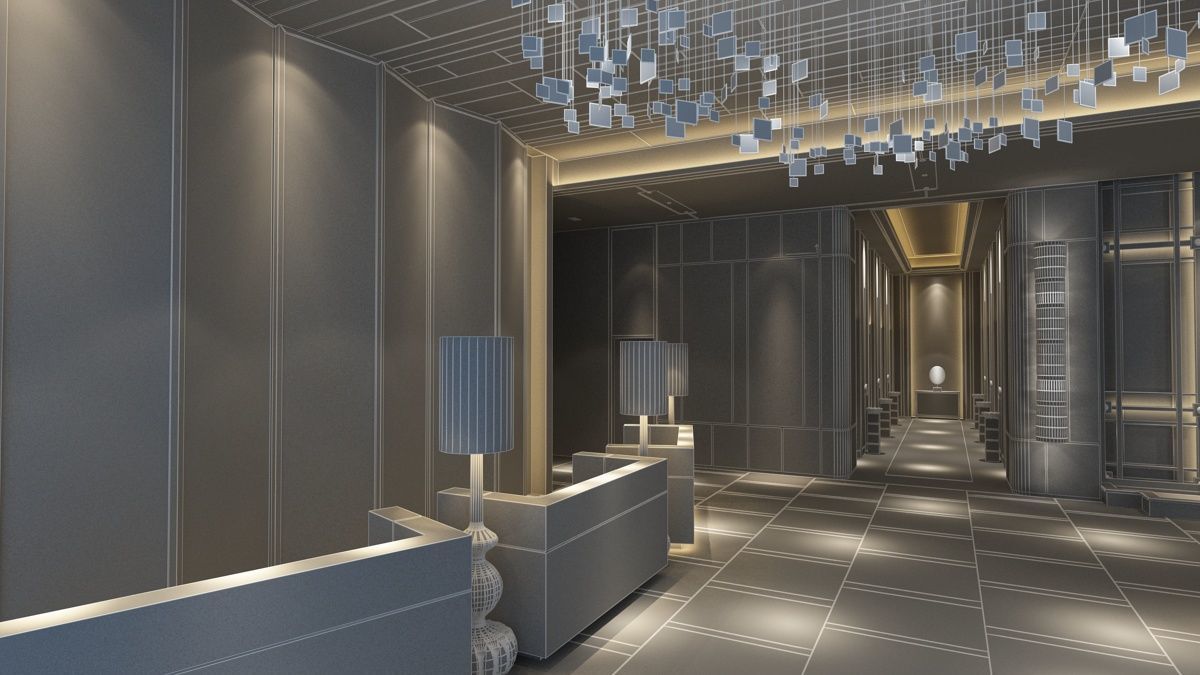 The Hotel Lobby 8 3D model_17