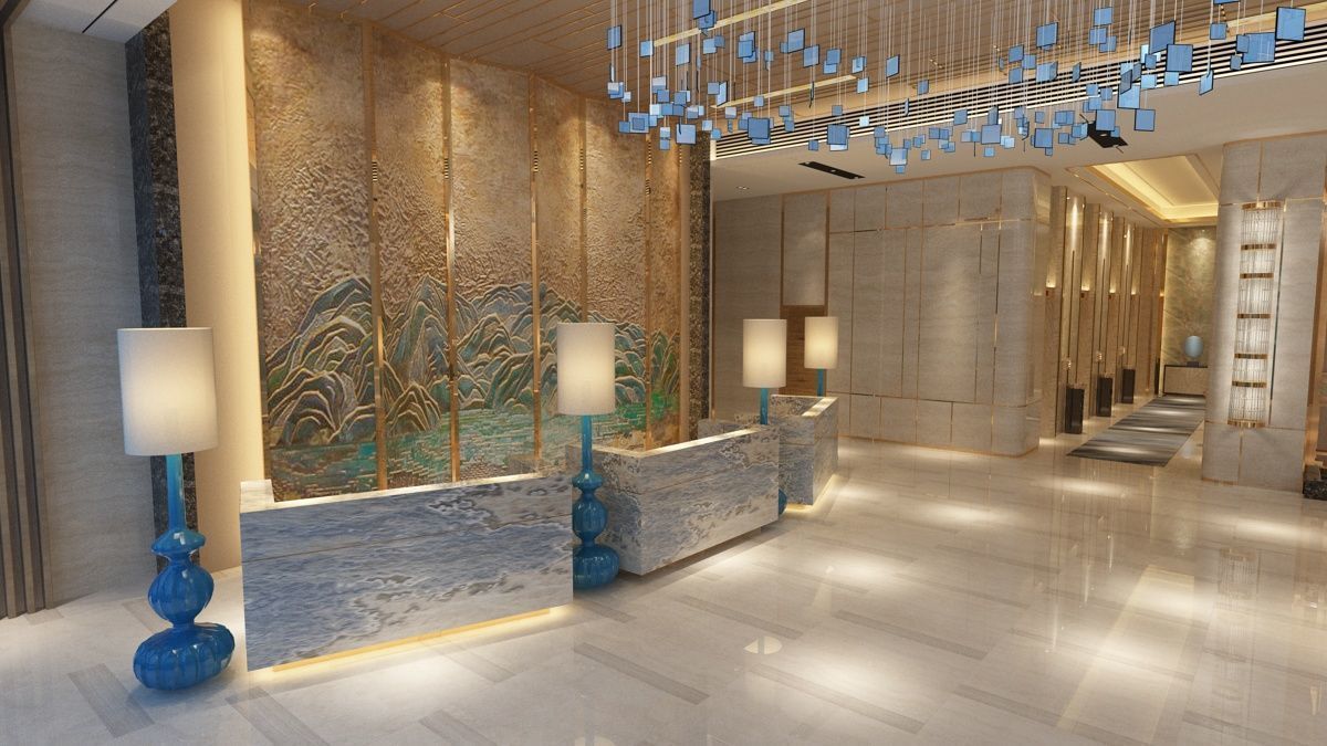 The Hotel Lobby 8 3D model_12