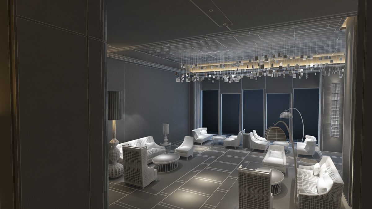 The Hotel Lobby 8 3D model_20