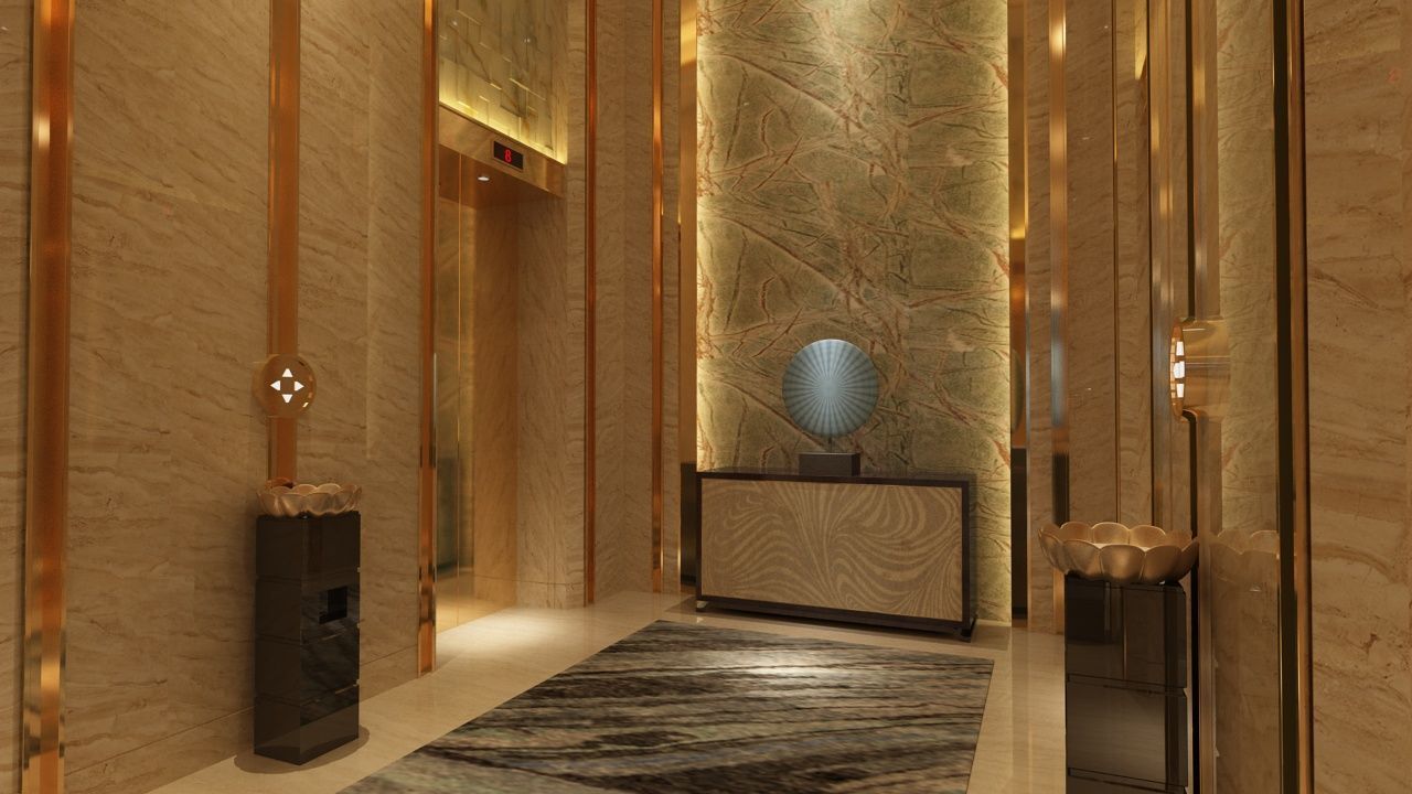 The Hotel Lobby 8 3D model_6