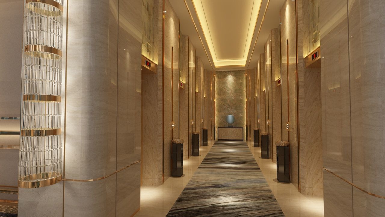 The Hotel Lobby 8 3D model_9