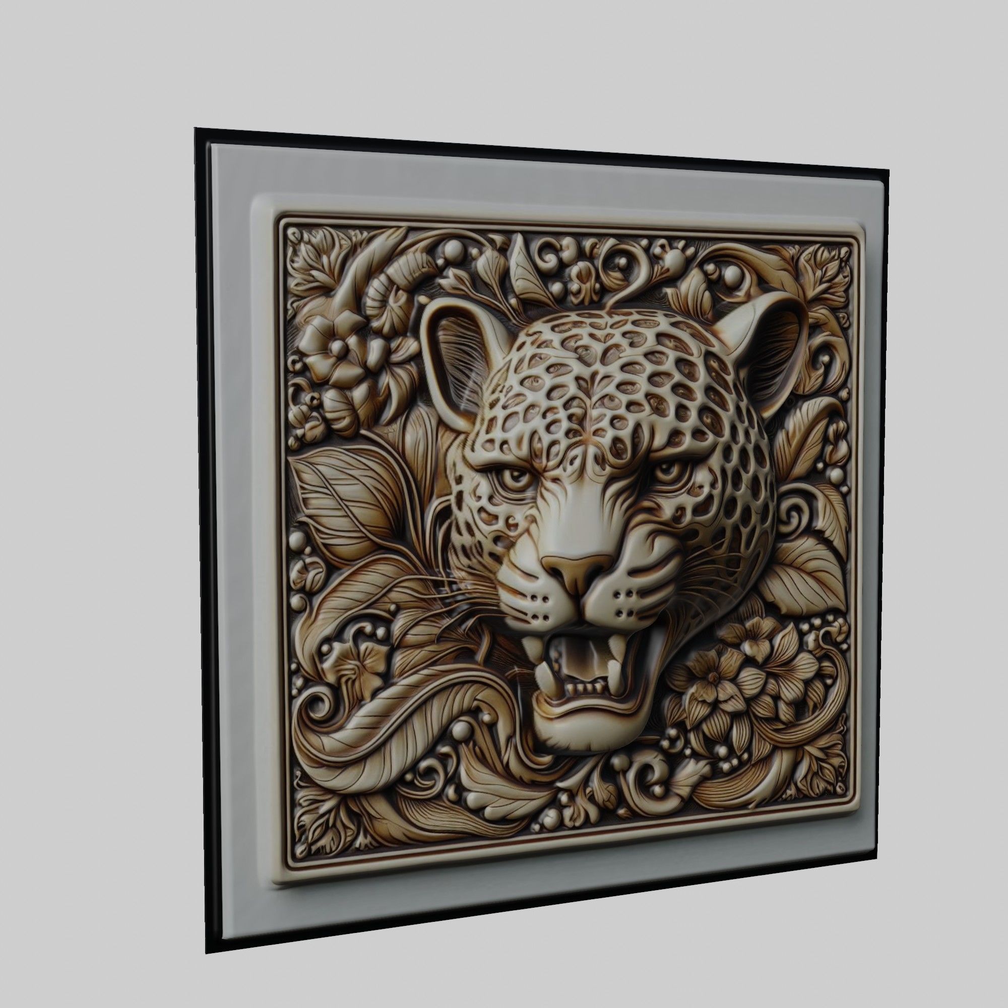 Jaguar Animal 3D print model_1