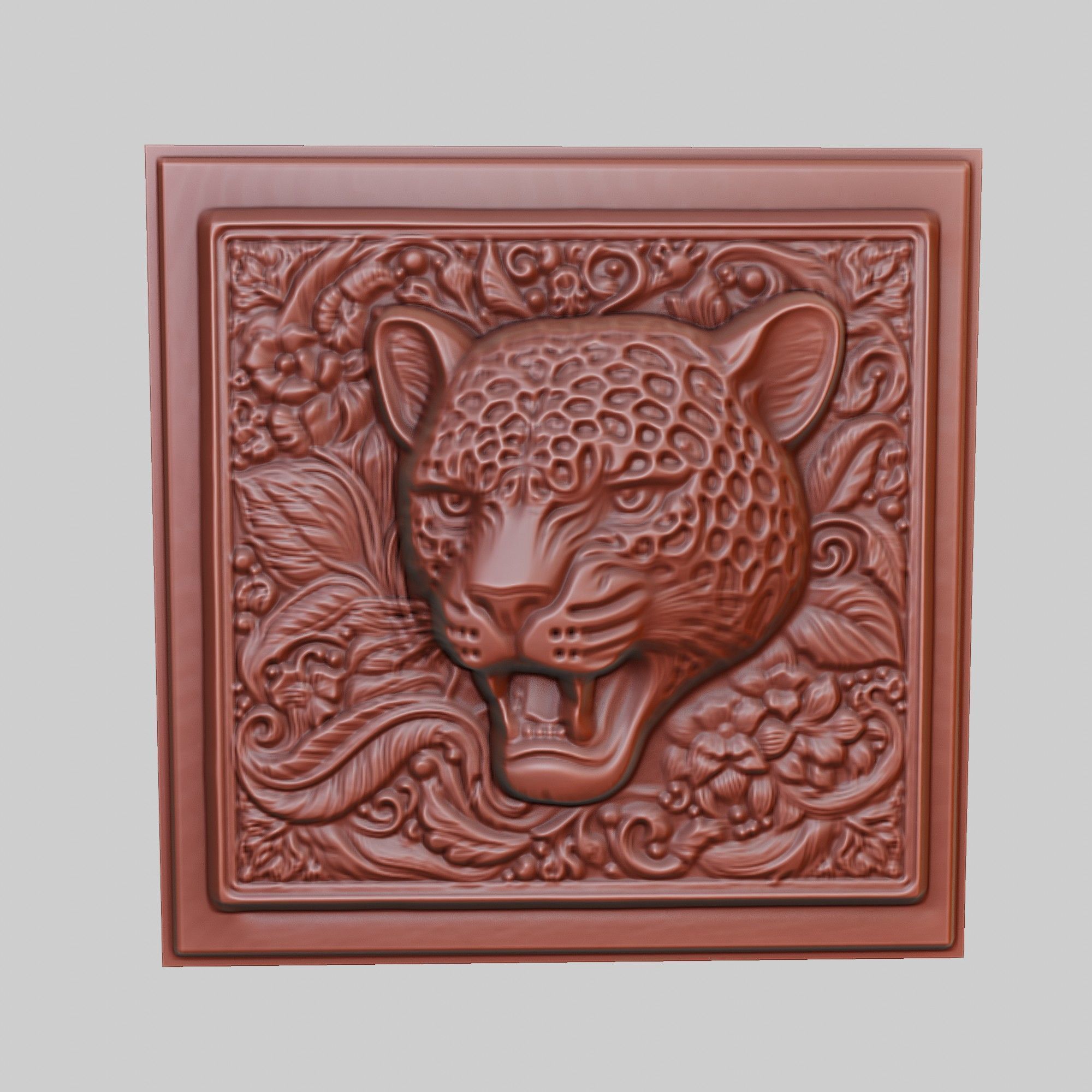 Jaguar Animal 3D print model_2