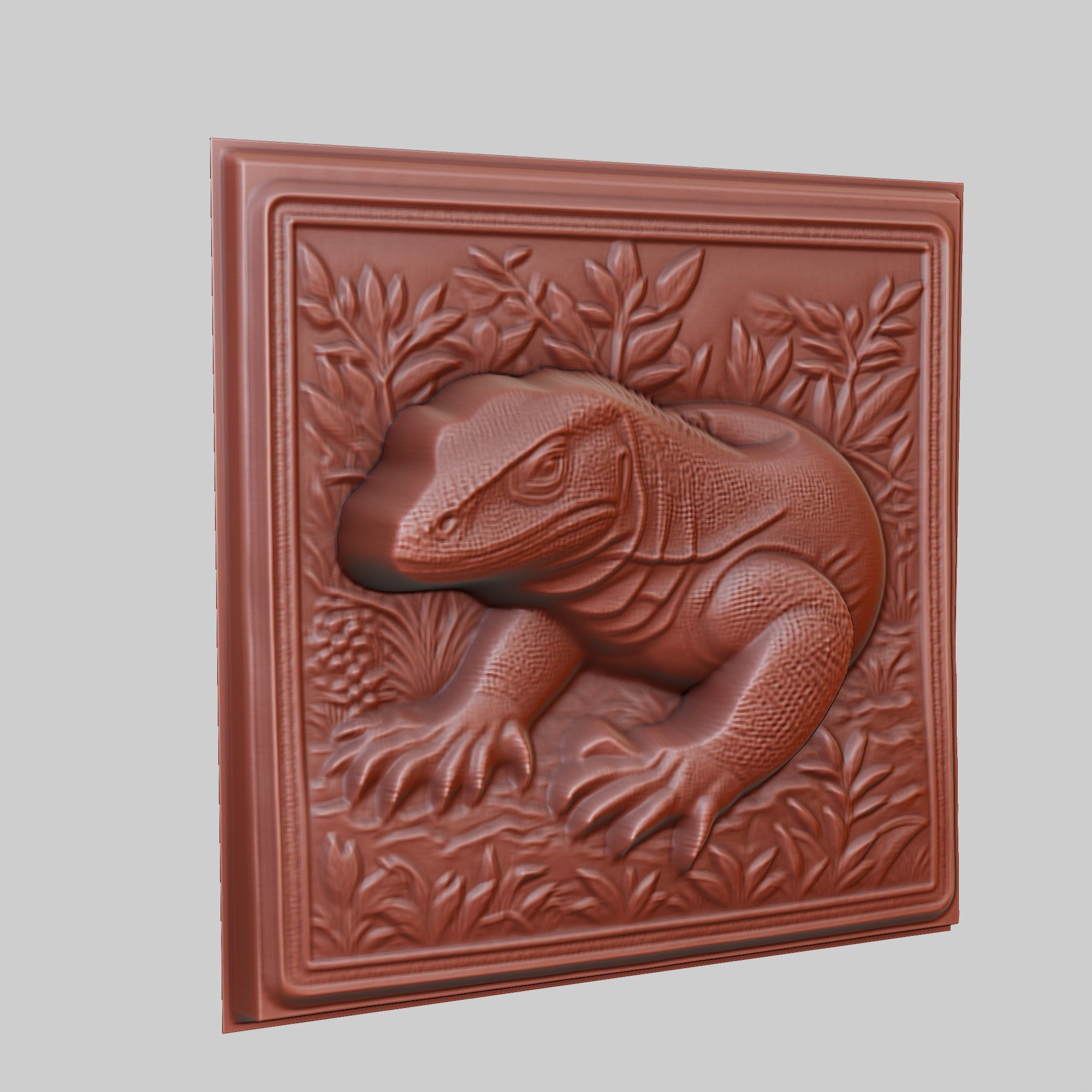 Komodo Dragon Animal 3D print model_3