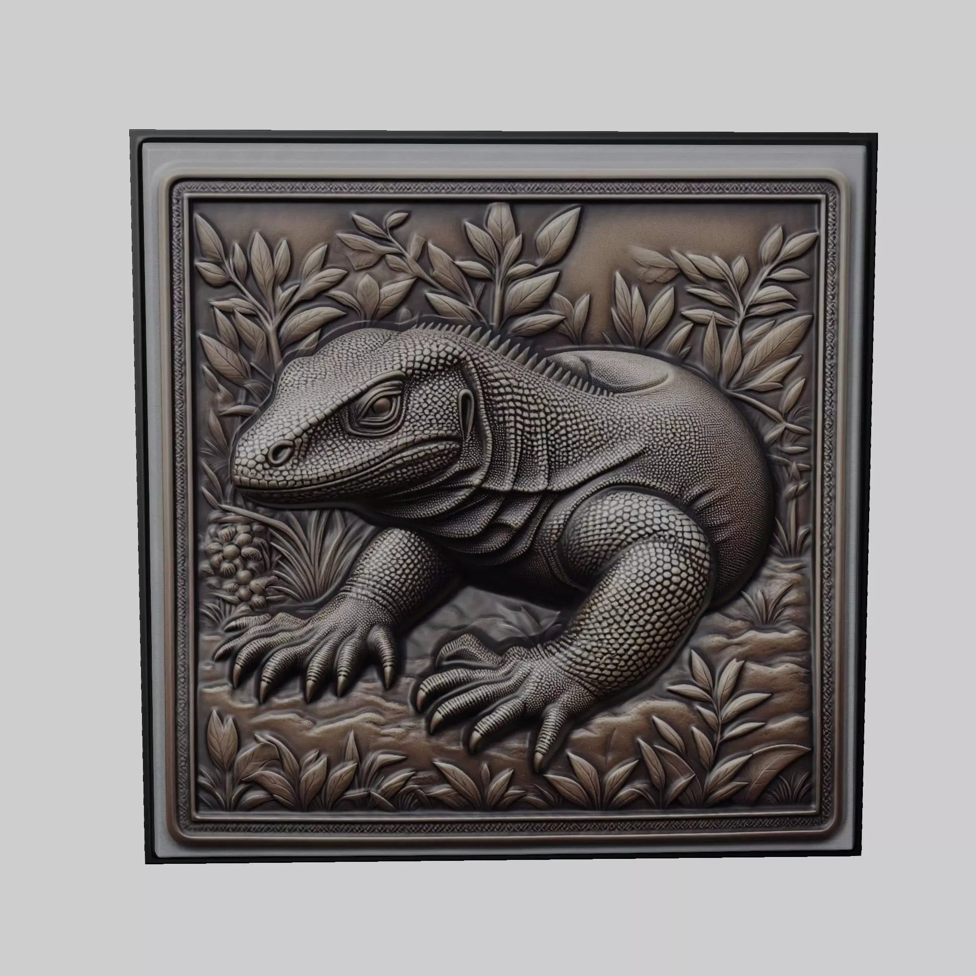 Komodo Dragon Animal 3D print model_0