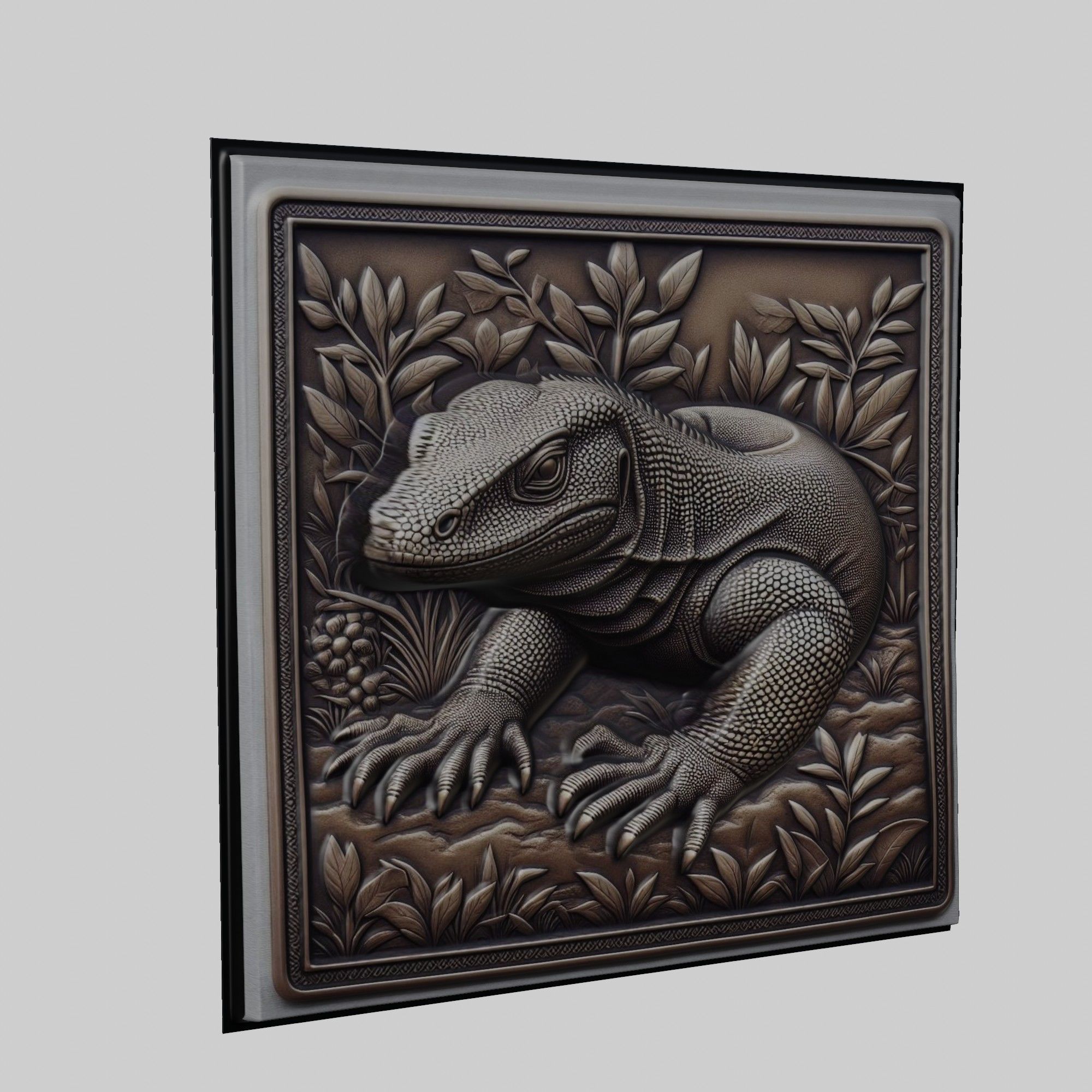 Komodo Dragon Animal 3D print model_1