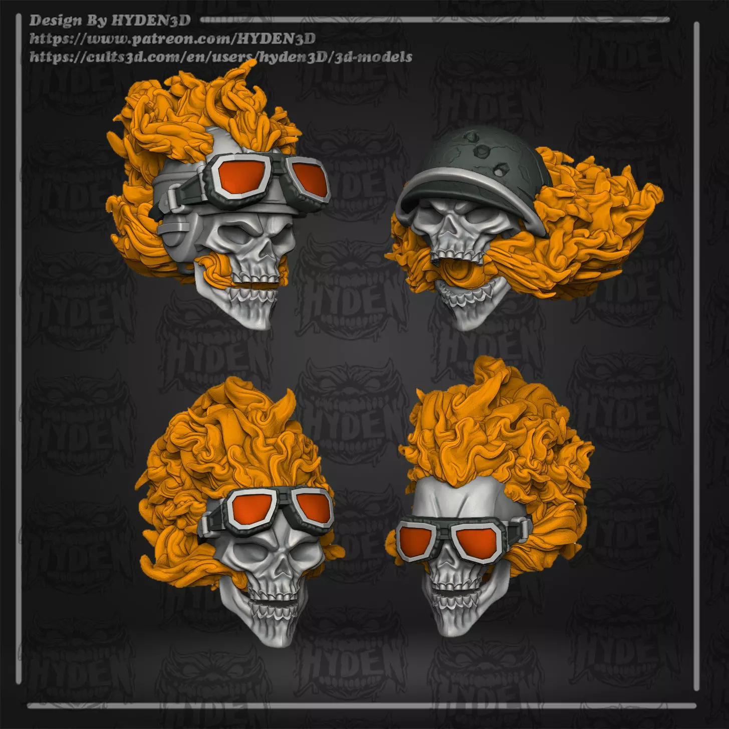 ghostrider WW1 3D print model