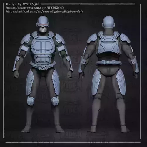 x men apocalypse suit 3D print model