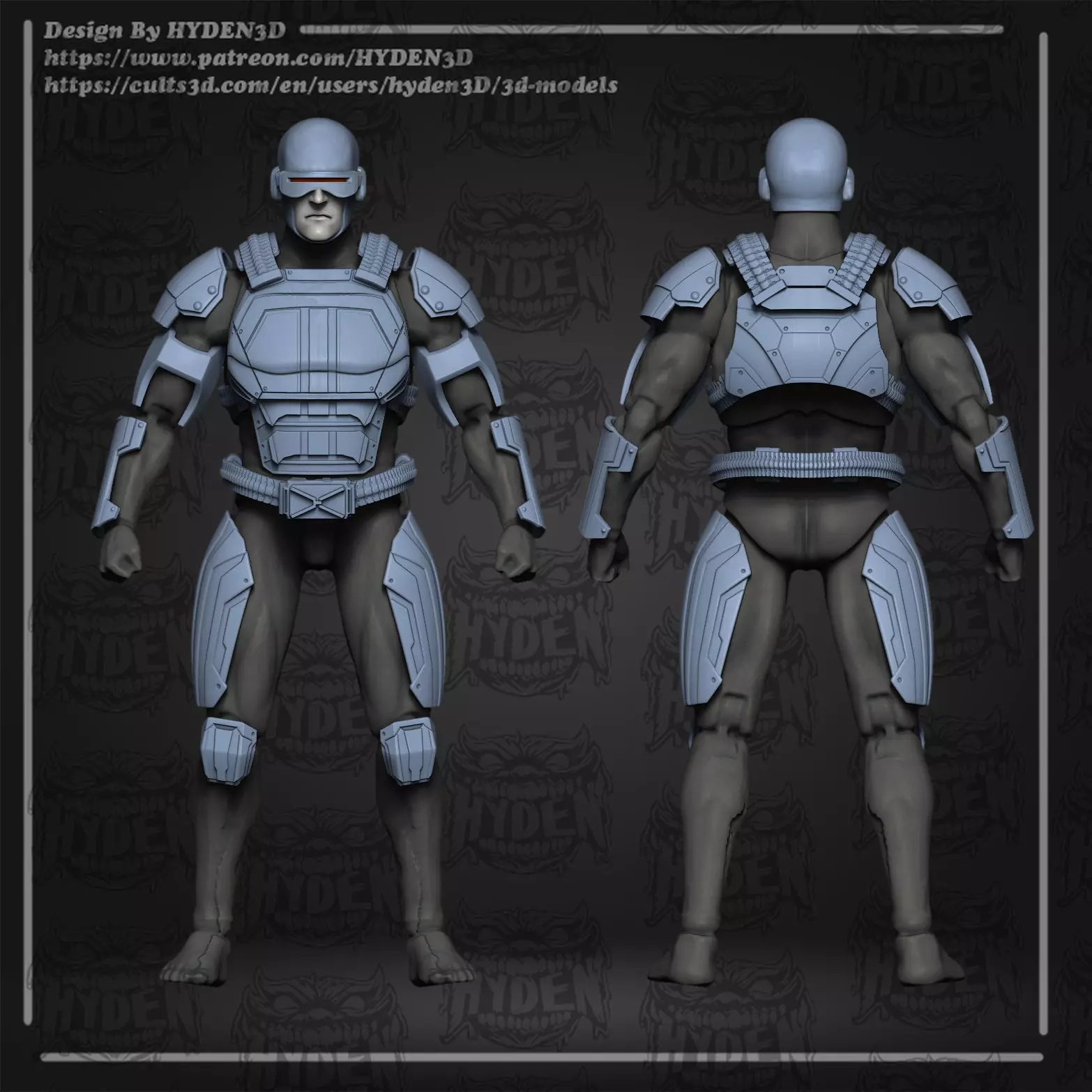 x men apocalypse suit 3D print model_0