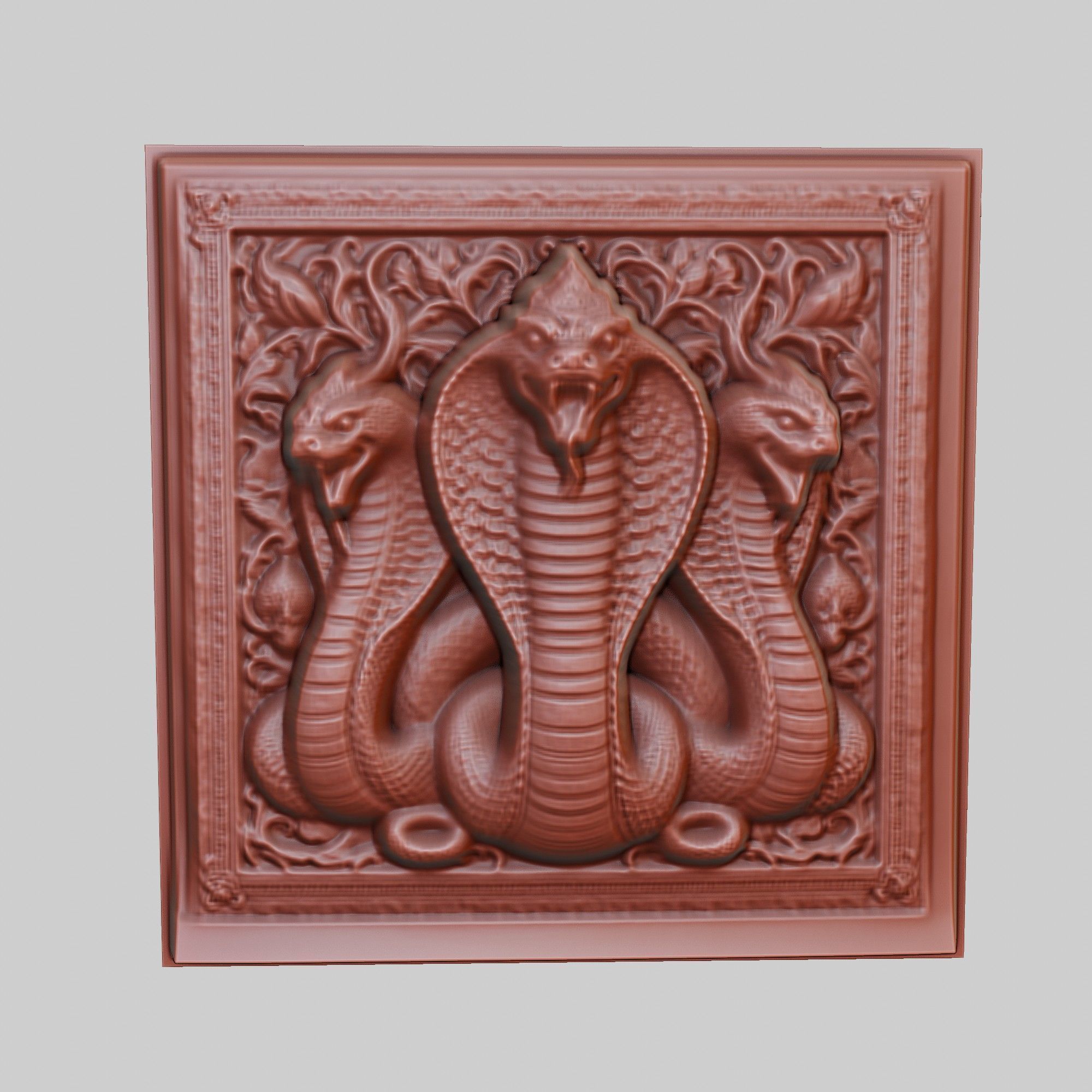 King Cobra Animal 3D print model_2
