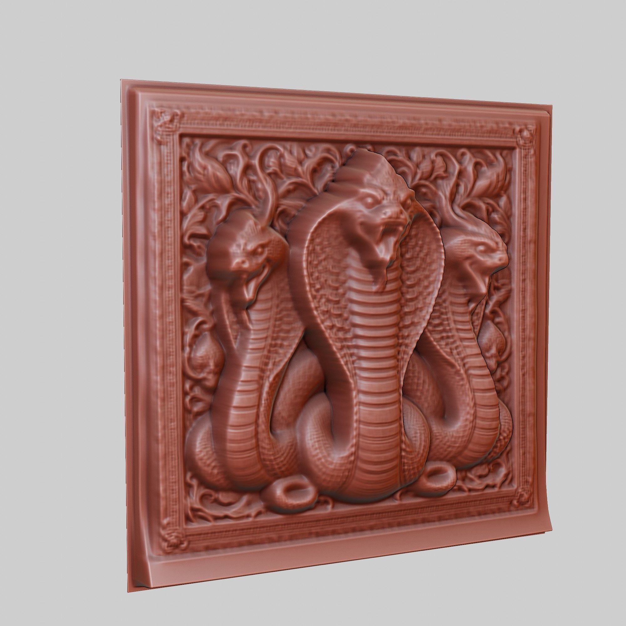 King Cobra Animal 3D print model_3