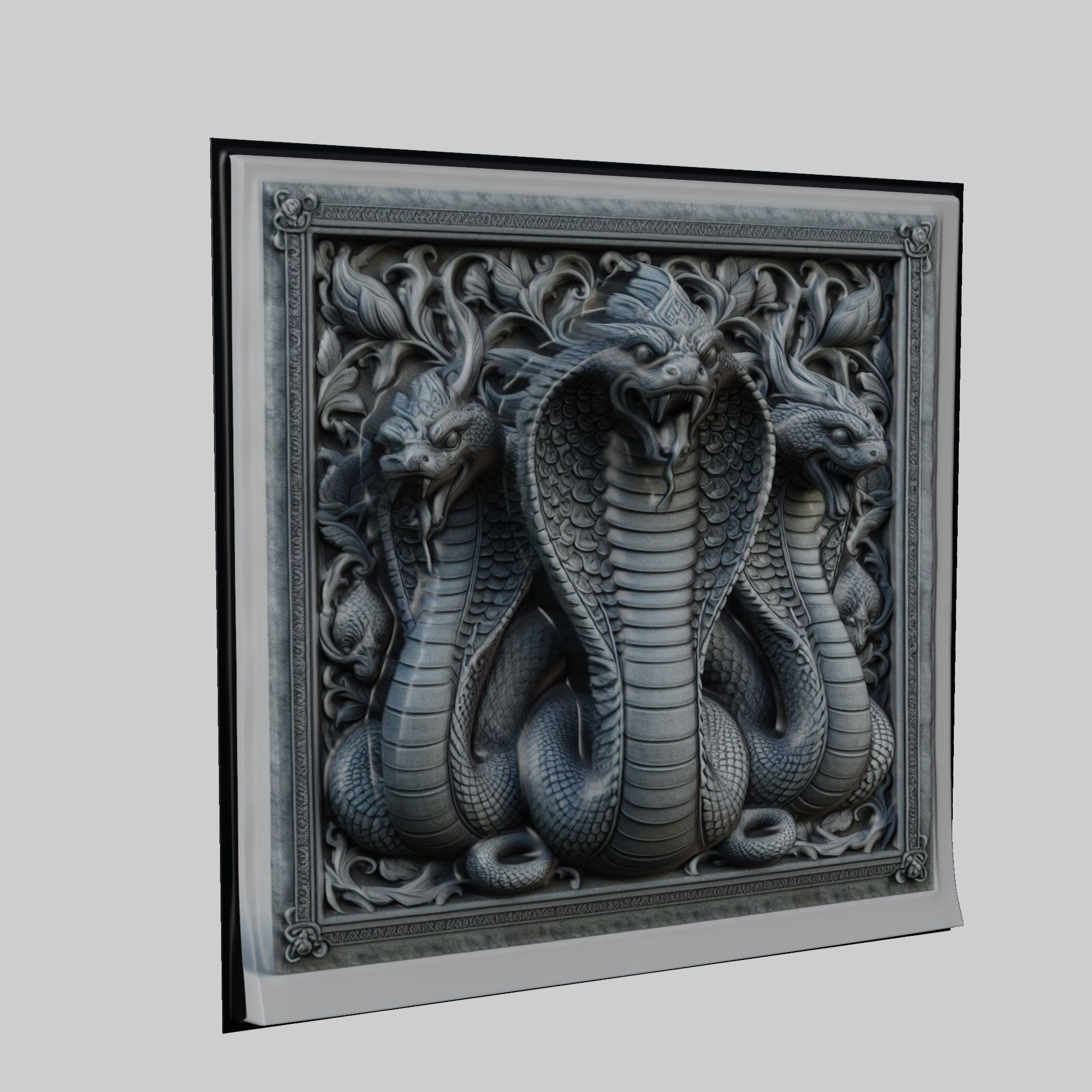 King Cobra Animal 3D print model_1