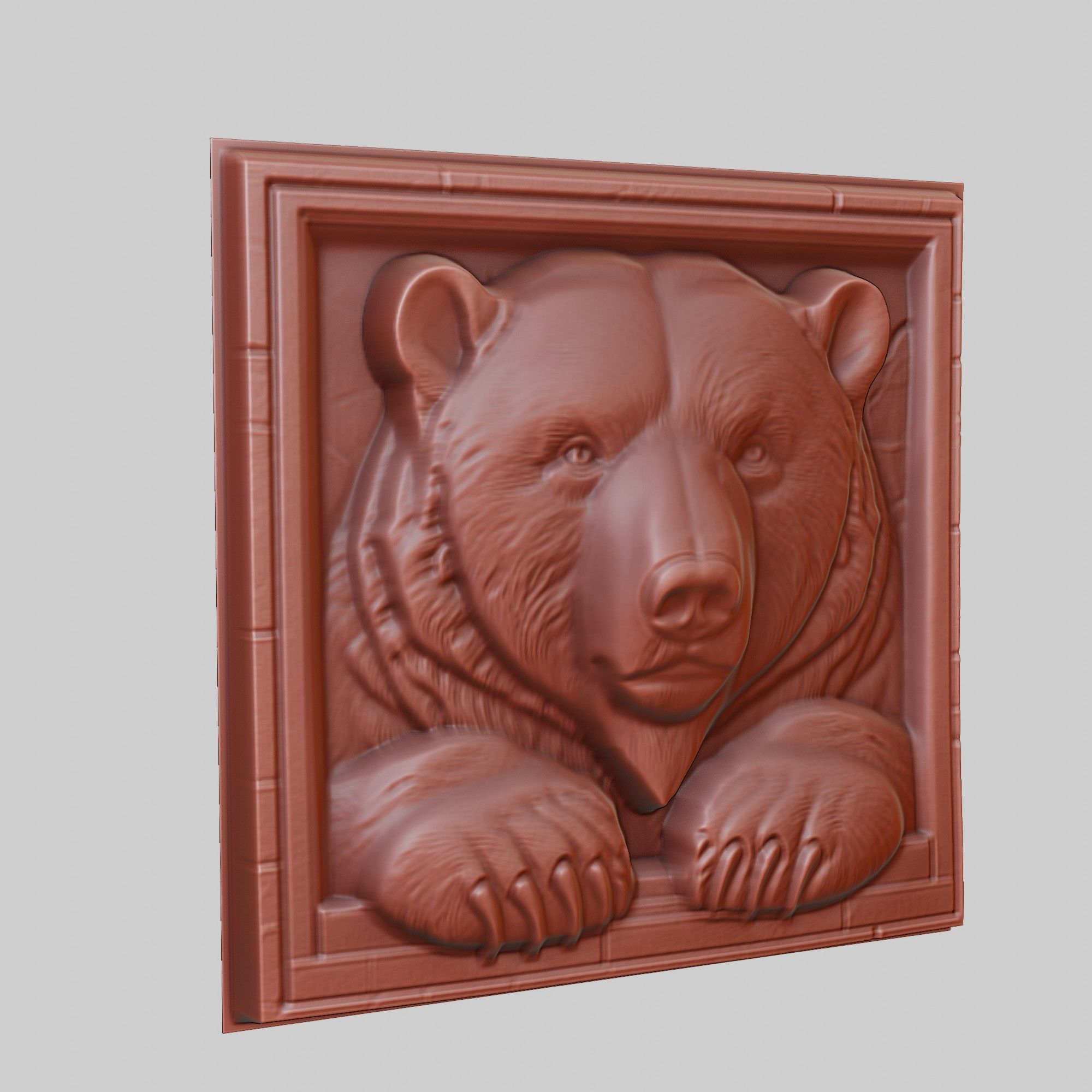 Polar Bear Animal 3D print model_3