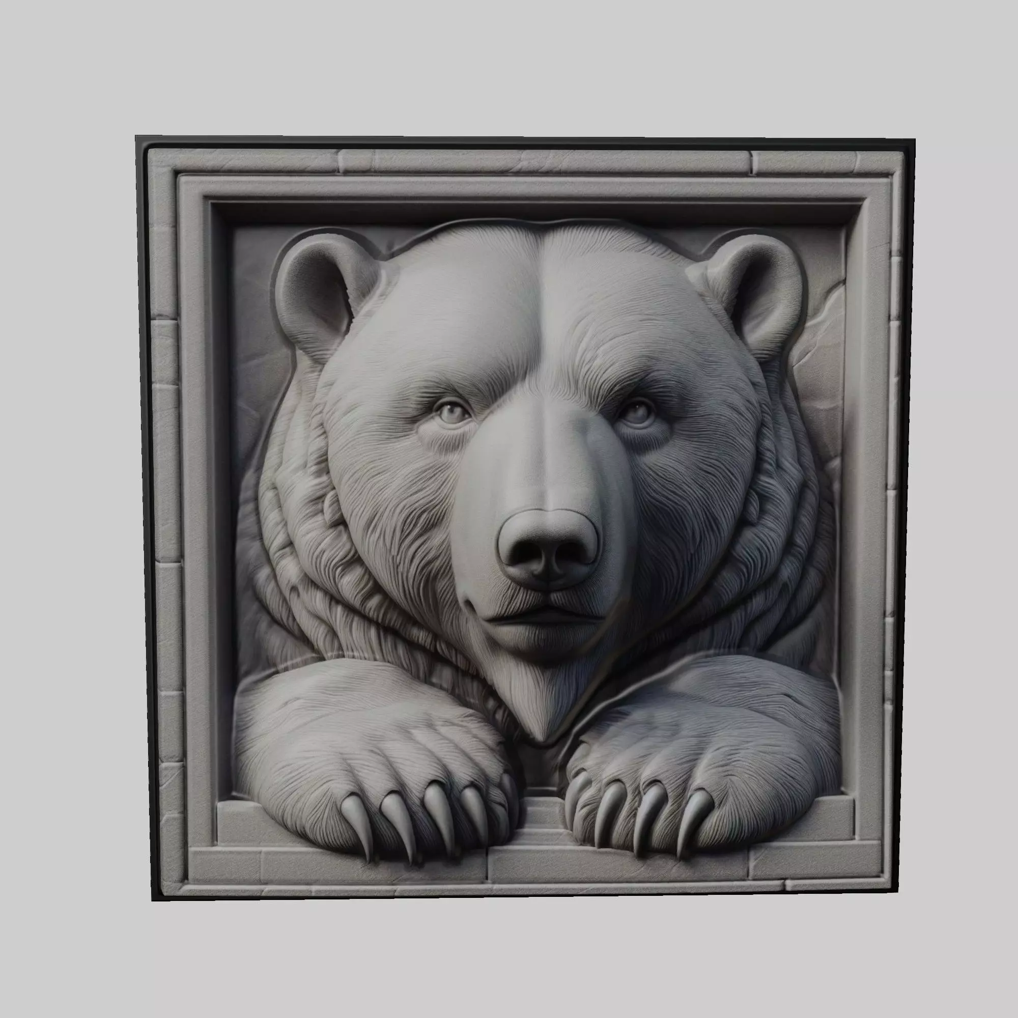 Polar Bear Animal 3D print model_0