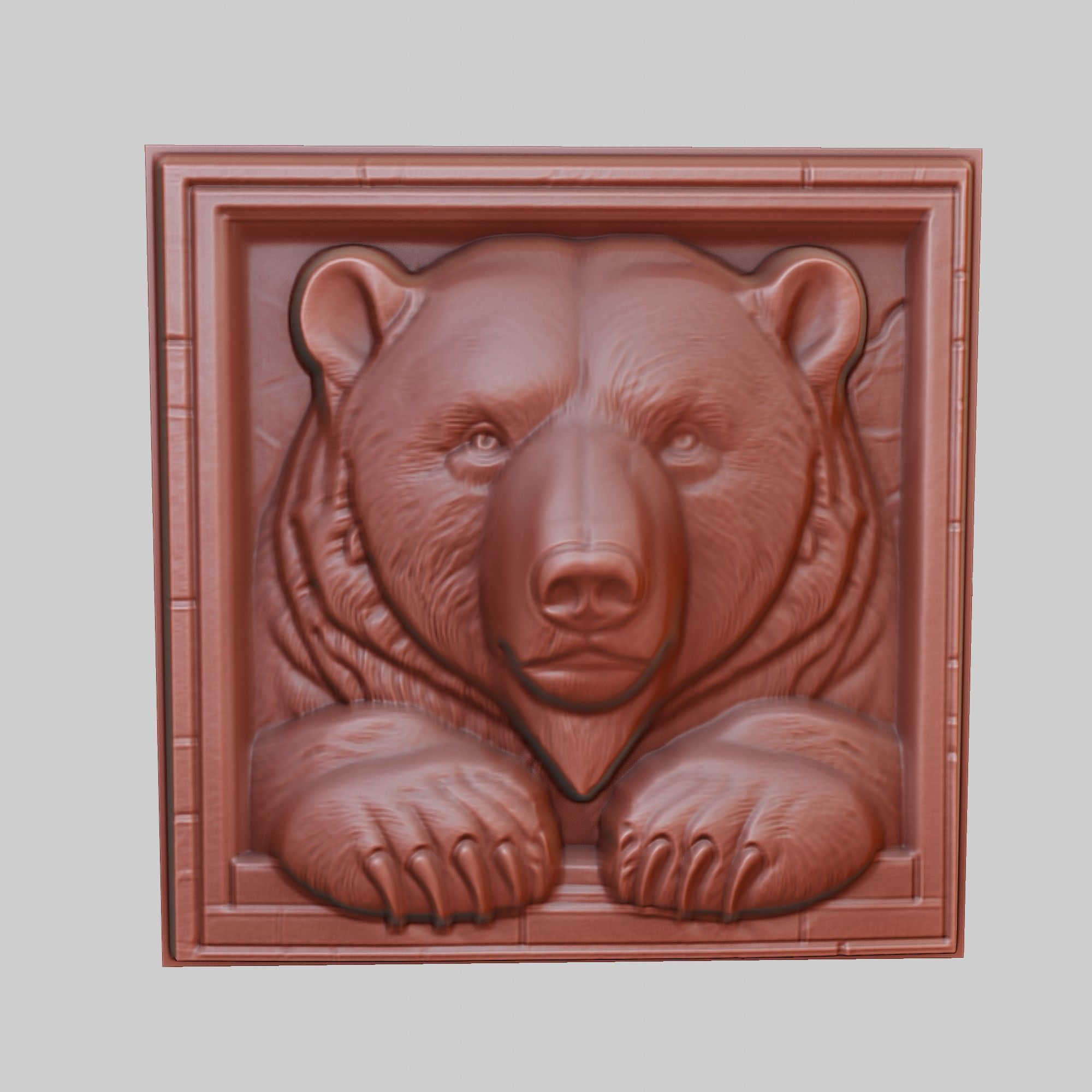 Polar Bear Animal 3D print model_2