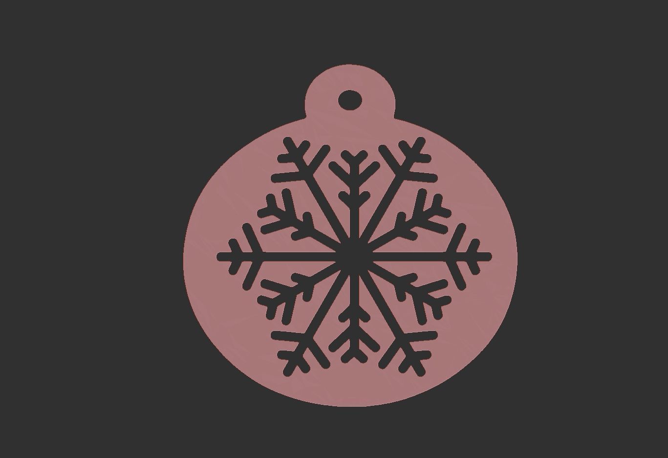 christmas tree ball decoration 3D print model_3