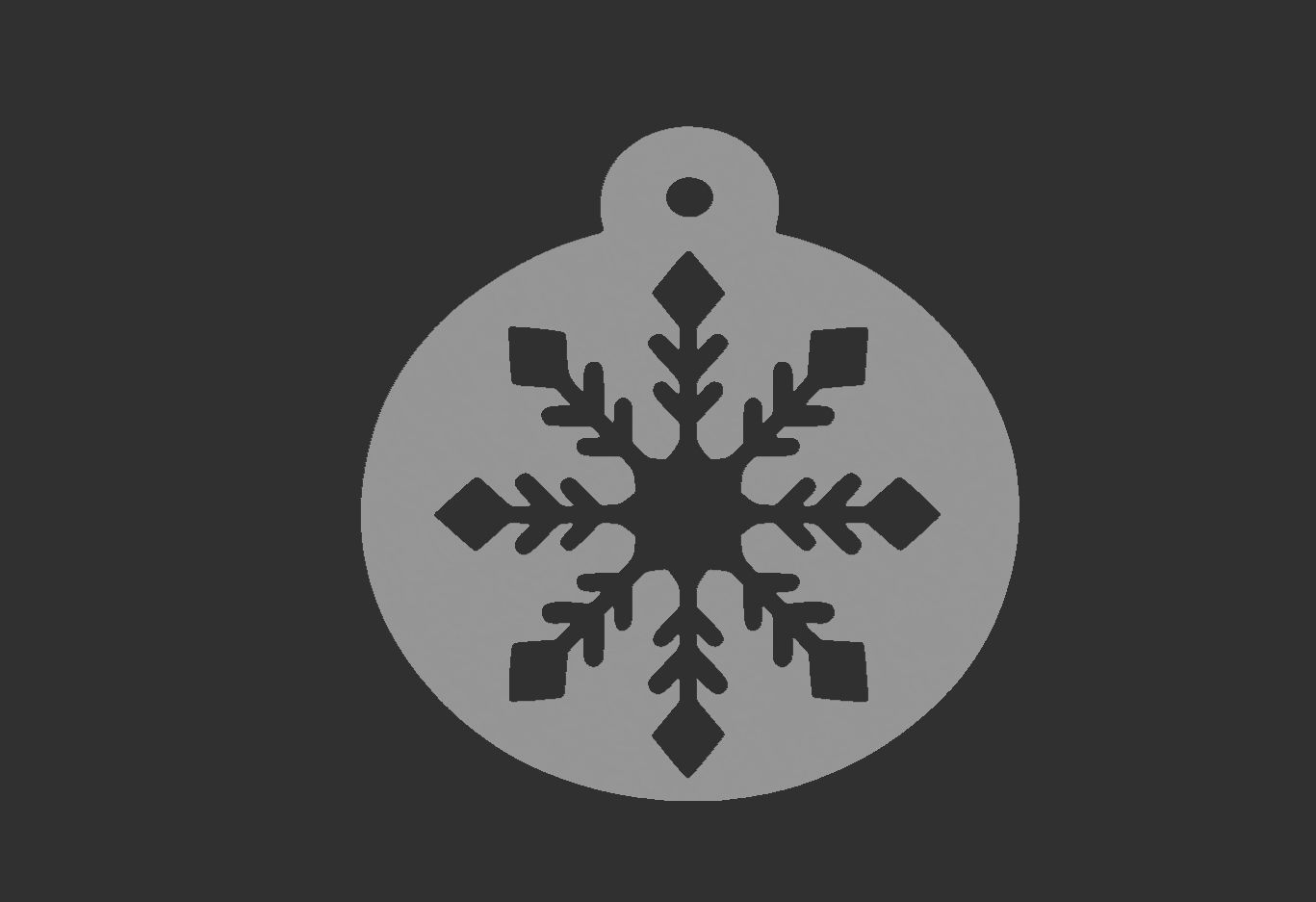 christmas tree ball decoration 3D print model_2